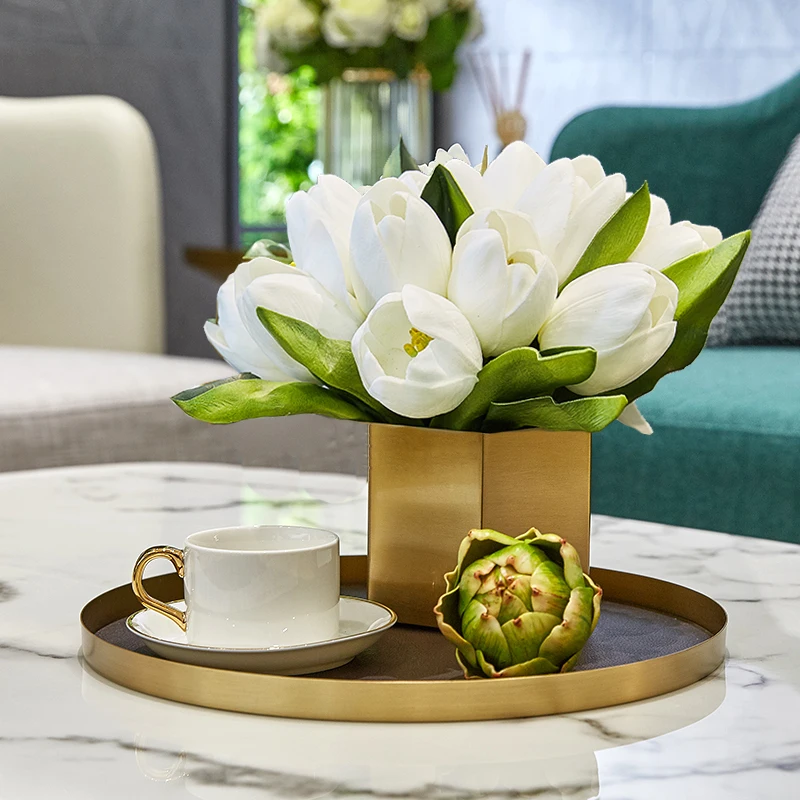 

Luxury Plant Pot Design Modern Dried Flowers Metal Modern Funky Wedding Decorative Vases Aesthetic Maceteros Vase Decoration