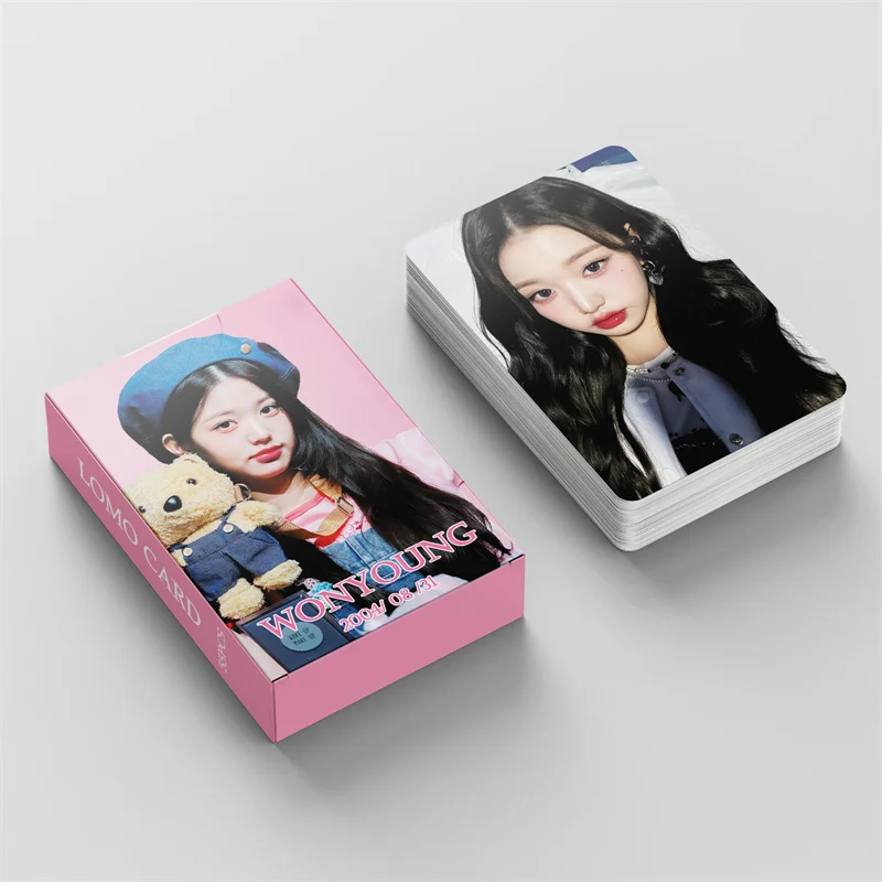 

55 Pcs/set IVE THE 1ST ALBUM LOMO CARD PHOTO CARD ALBUM CARD FEMALE GROUP XI FAN COLLECTION GIFT PRINTED PHOTO Wonyoung KPOP