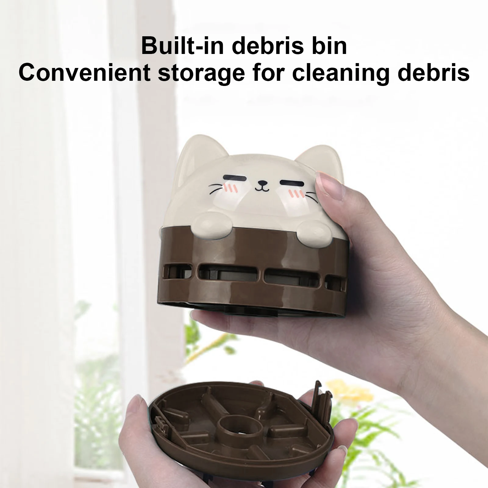 

Desk Vacuum Cleaner Mini Crumb Vacuum Cleaner Desktop Vacuum Cleaner for Cleaning Dust Crumbs Piano Computer Car Portable Table
