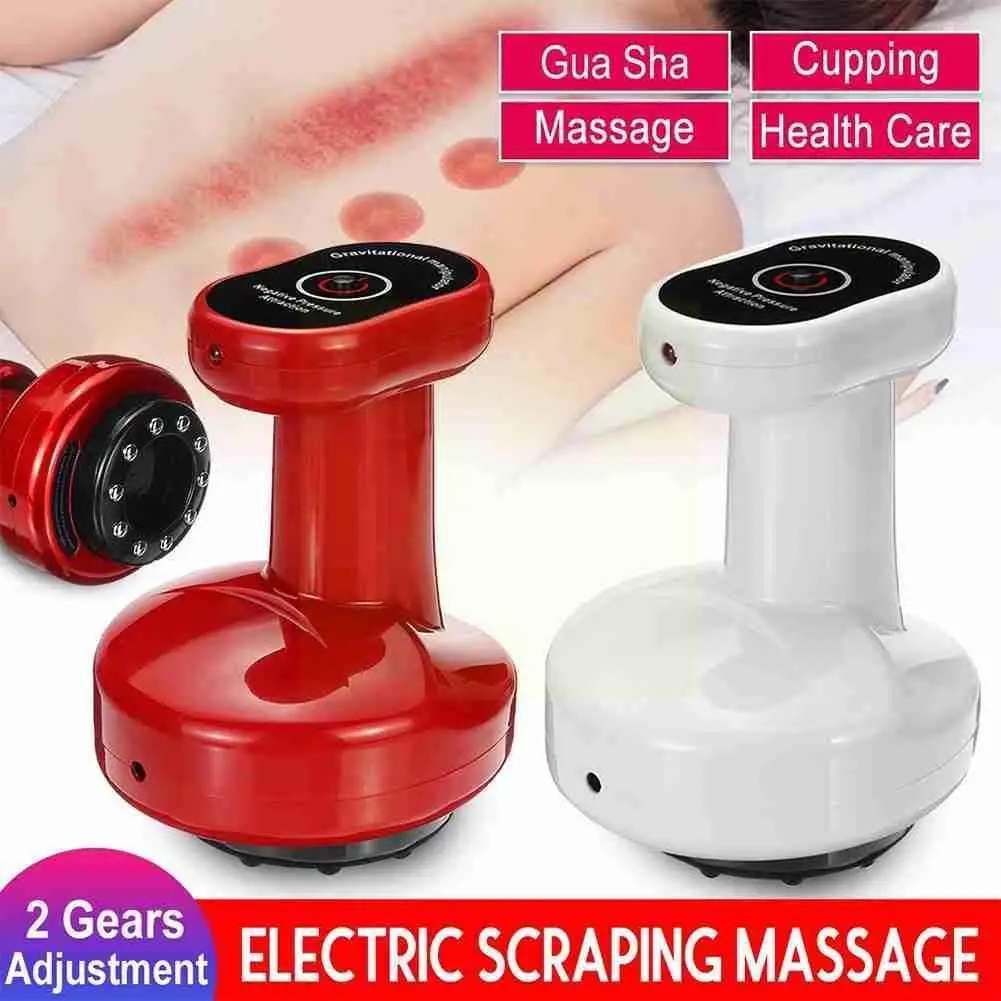 

Electric Cupping Massager Vacuum Suction Cups Apparatus Anti Fat Slimming Burning Device Body Scraping Meridian Cellulite C1g3