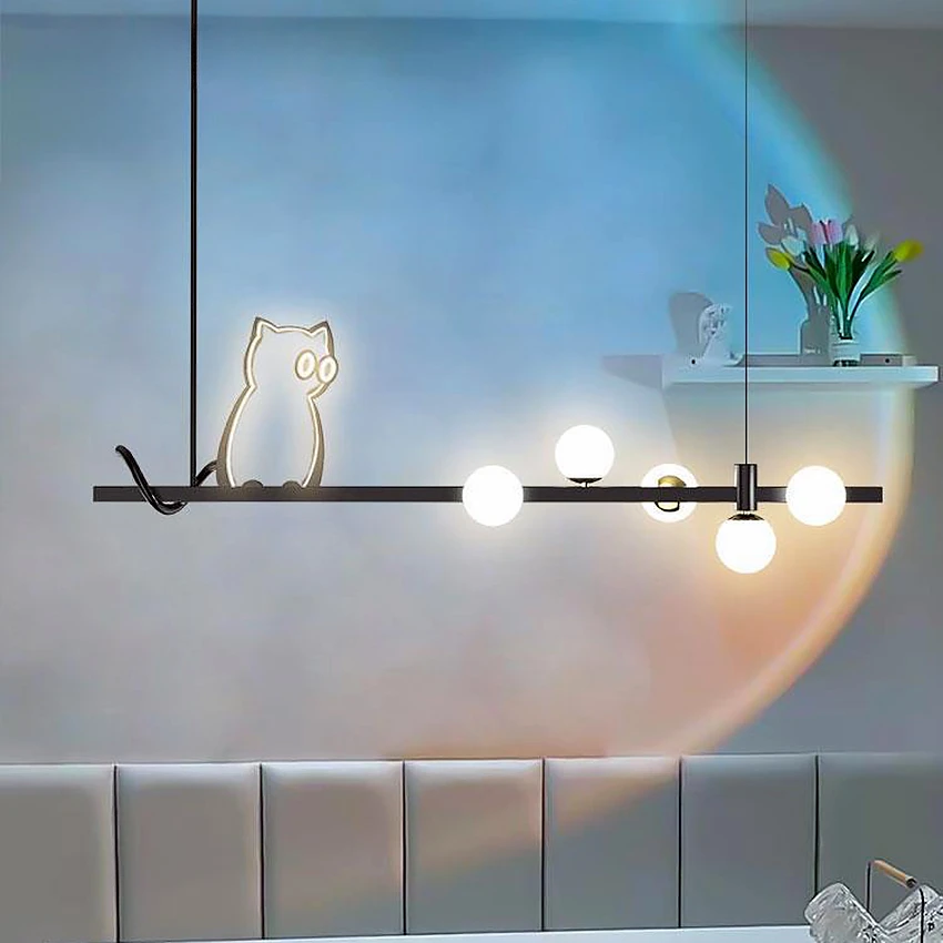 

Led Art Chandelier Pendant Lamp Light Room Decor Nordic Creative Aluminium Living Dining Table Home Hanging Fixtures