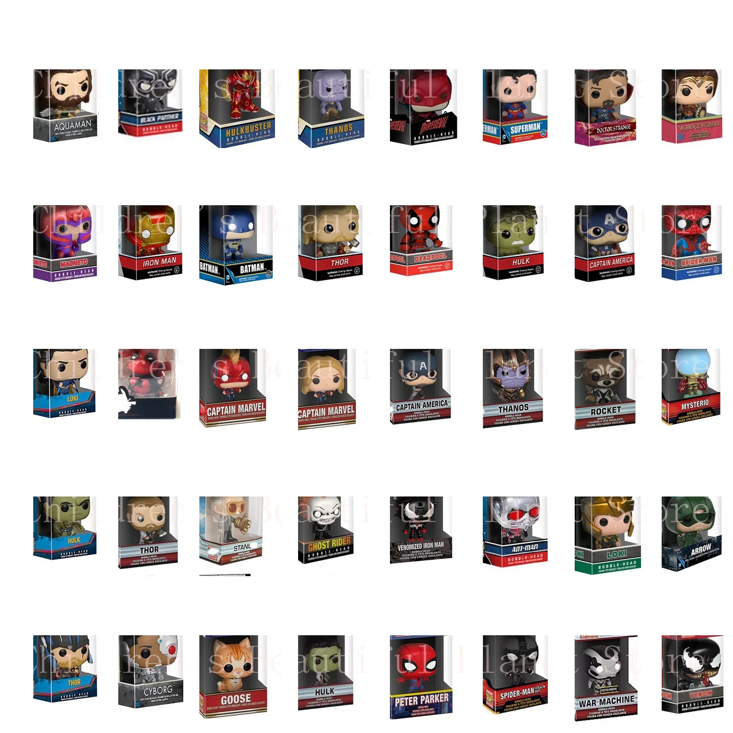 Funko Pop Капитан Америка инро человек Дэдпул Человек-паук танос брелок для ключей Тор игрушки виниловая Кукла коллекционная игрушка фигурка лучший подарок для детей