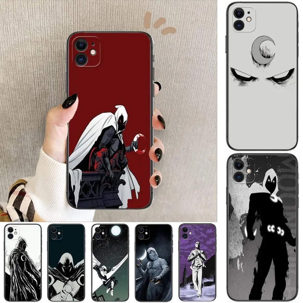 

Moon Knight Marvel Phone Cases For iphone 13 Pro Max case 12 11 Pro Max 8 PLUS 7PLUS 6S XR X XS 6 mini se mobile cell