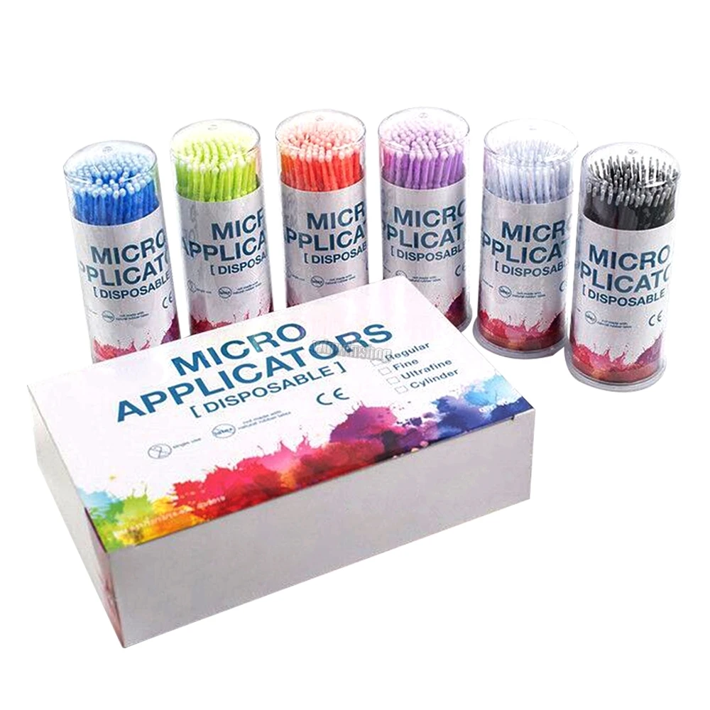 

100 шт./бутылка, одноразовые аппликаторы для зубов