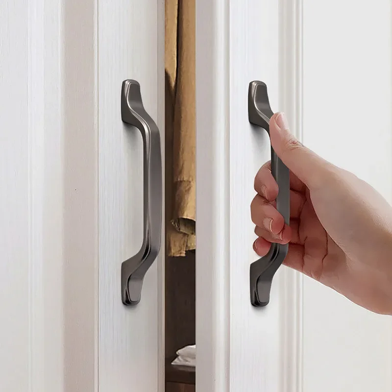 Ручки для шкафа из цинкового сплава новые мебельные дверные ручки ящиков золотые