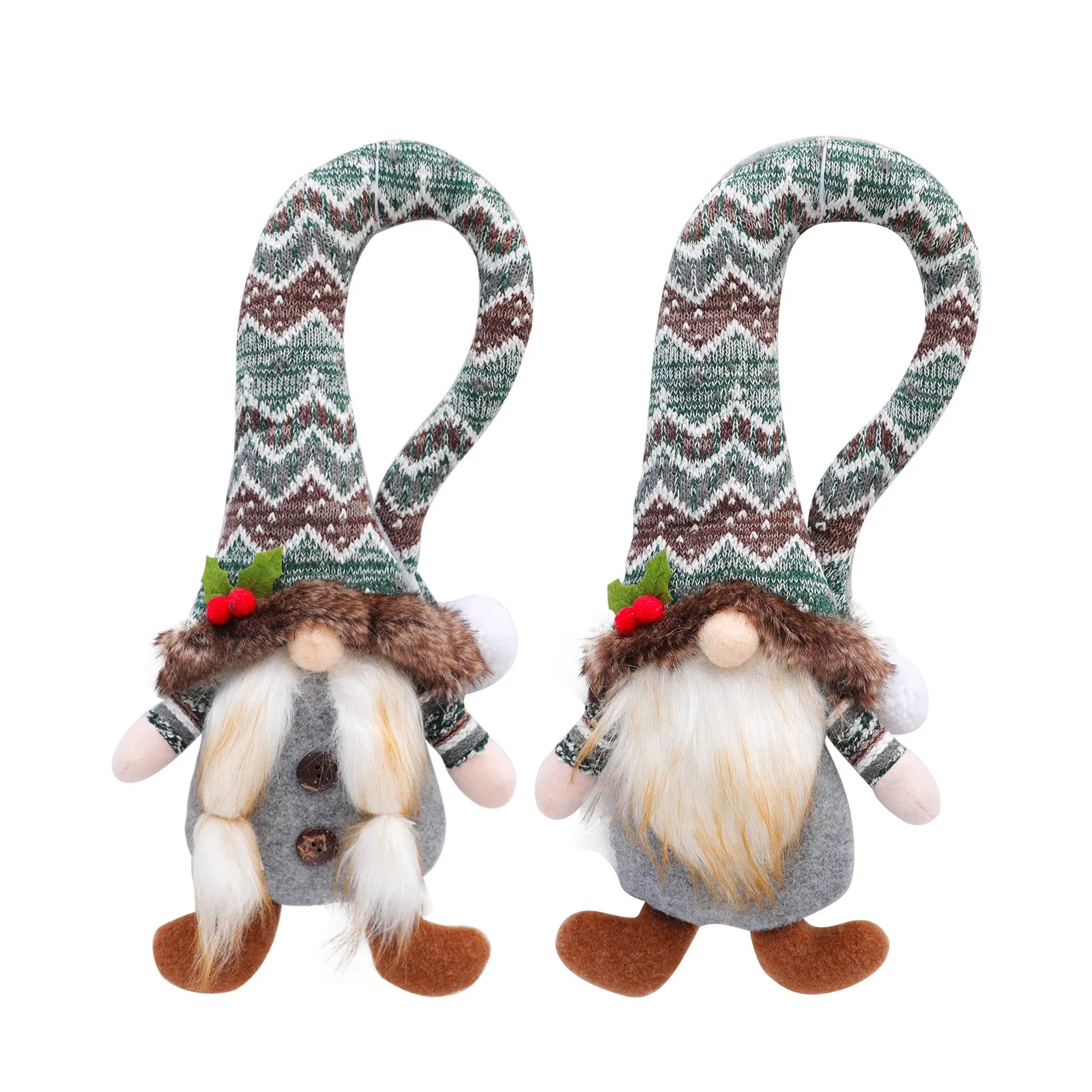 

2pcs Christmas Curtain Buckle Gnome Tiebacks Holder Xmas Toy Home Decoration Navidad Ornament Bedroom Window Holiday Supplies