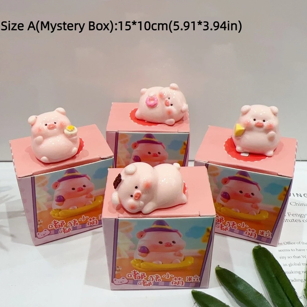 Новая фигурка мультяшной розовой свиньи из смолы дорожный дневник серия