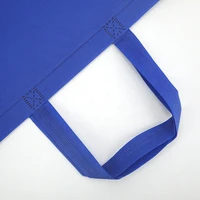 custom logo promotional print eco reusable laminated shopping tote non woven bag