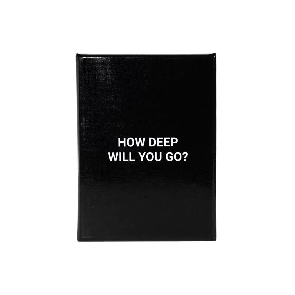 How Deep Will You Go Teling Truth Игровые карты Три уровня Вечеринка Социальный диалог Ice Breakers