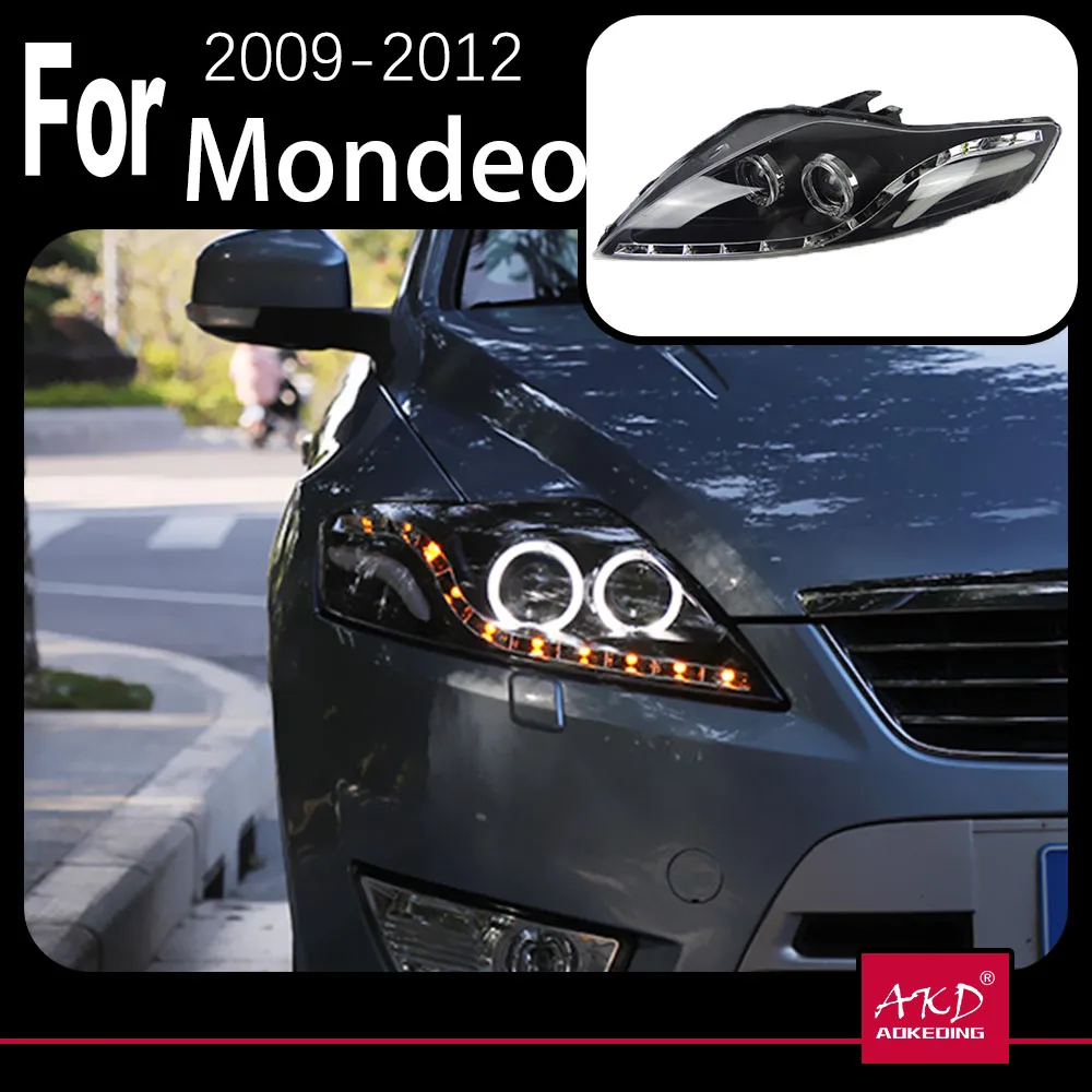 

AKD Car Model Head Lamp for Ford Mondeo Headlights 2009 Fusion LED Headlight Dynamic Signal DRL Hid Bi Xenon Auto Accessories