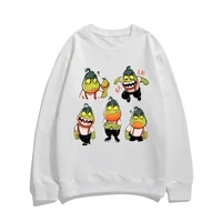 funny the bad guys sweatshirt animation mr piranha pattern print sweatshirts regular mens pullovers men women casual pullover