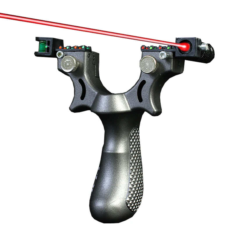

High-power Laser Aiming Slingshot Outdoor Sports Hunting Shooting Catapult Competition Practice Using High Precision Solid
