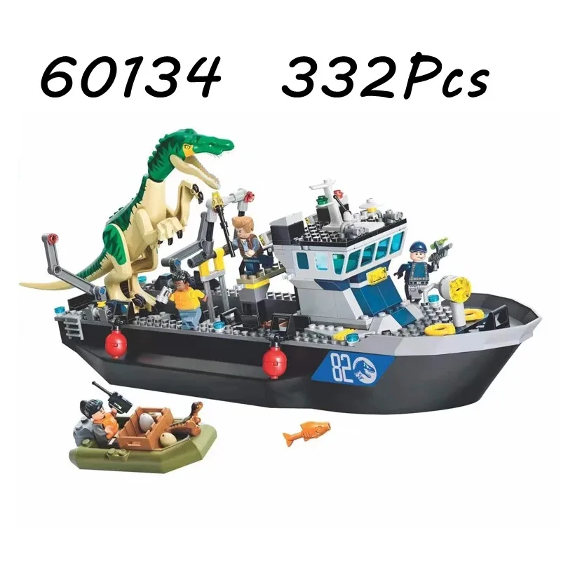 

New 76941 Tyrannosaurus Baryonyx Transport Ship Escapes Dinosaur World Compatible 76942 Building Block Bricks Toy Children Gifts