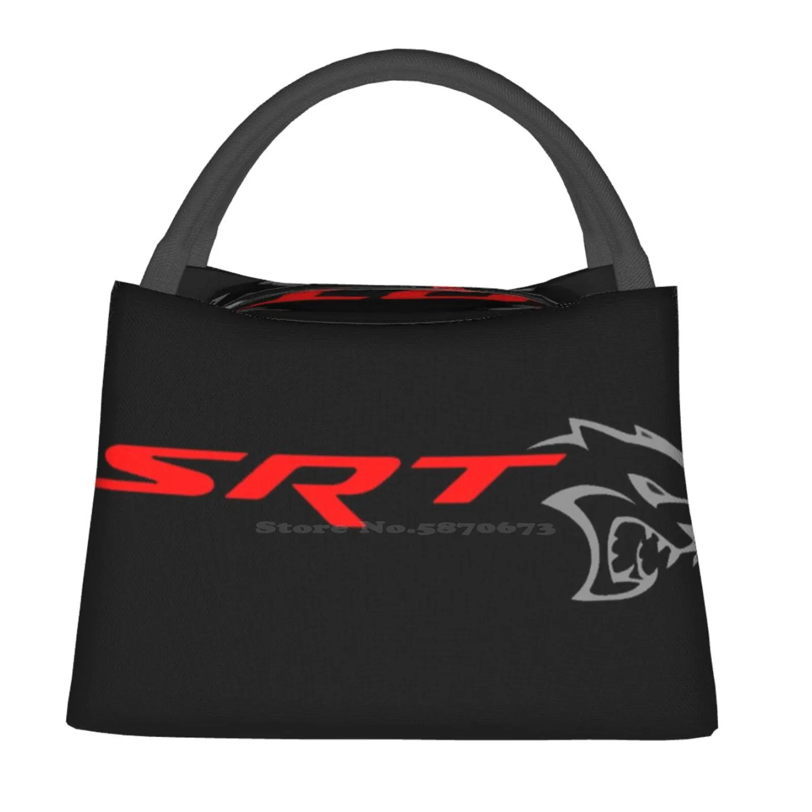 

Сумка-холодильник Hellcat, термоизолированная сумка, подарок на заказ, Гоночное зарядное устройство Hellcat Challenger Hellcat Racing Mopar Drag Racing 707 Muscle