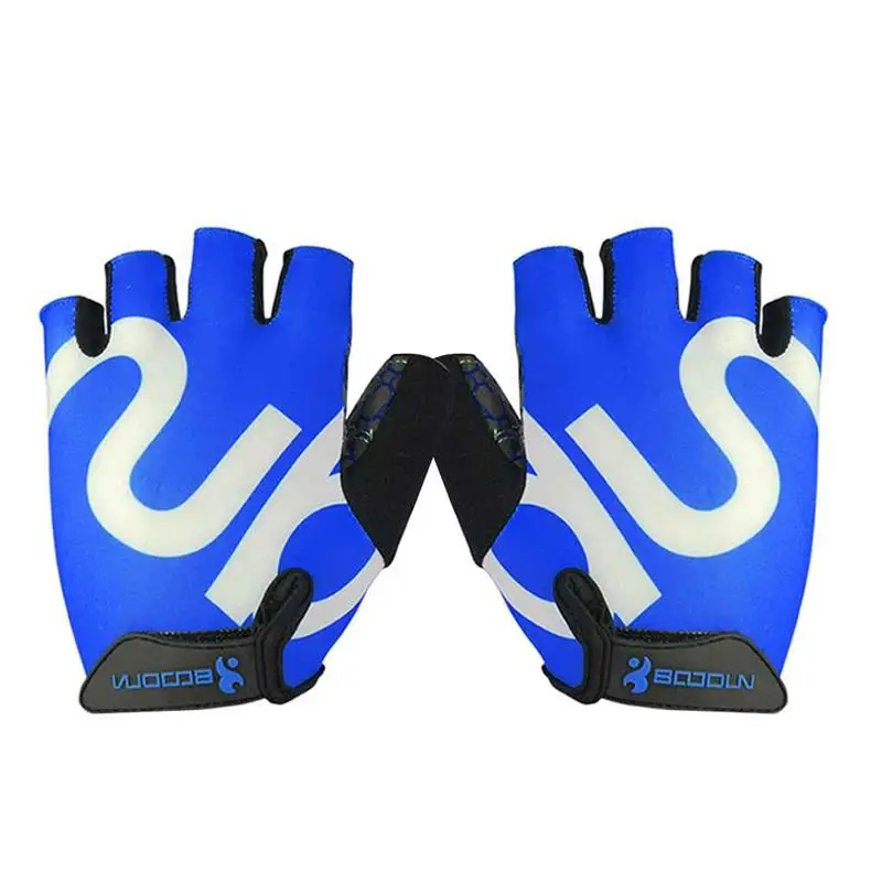 

Half Finger Cycling Gloves Anti-Slip Anti-sweat MTB Road Bike Sport Road Mountain Breathable Fitness Mitten for BOODUN