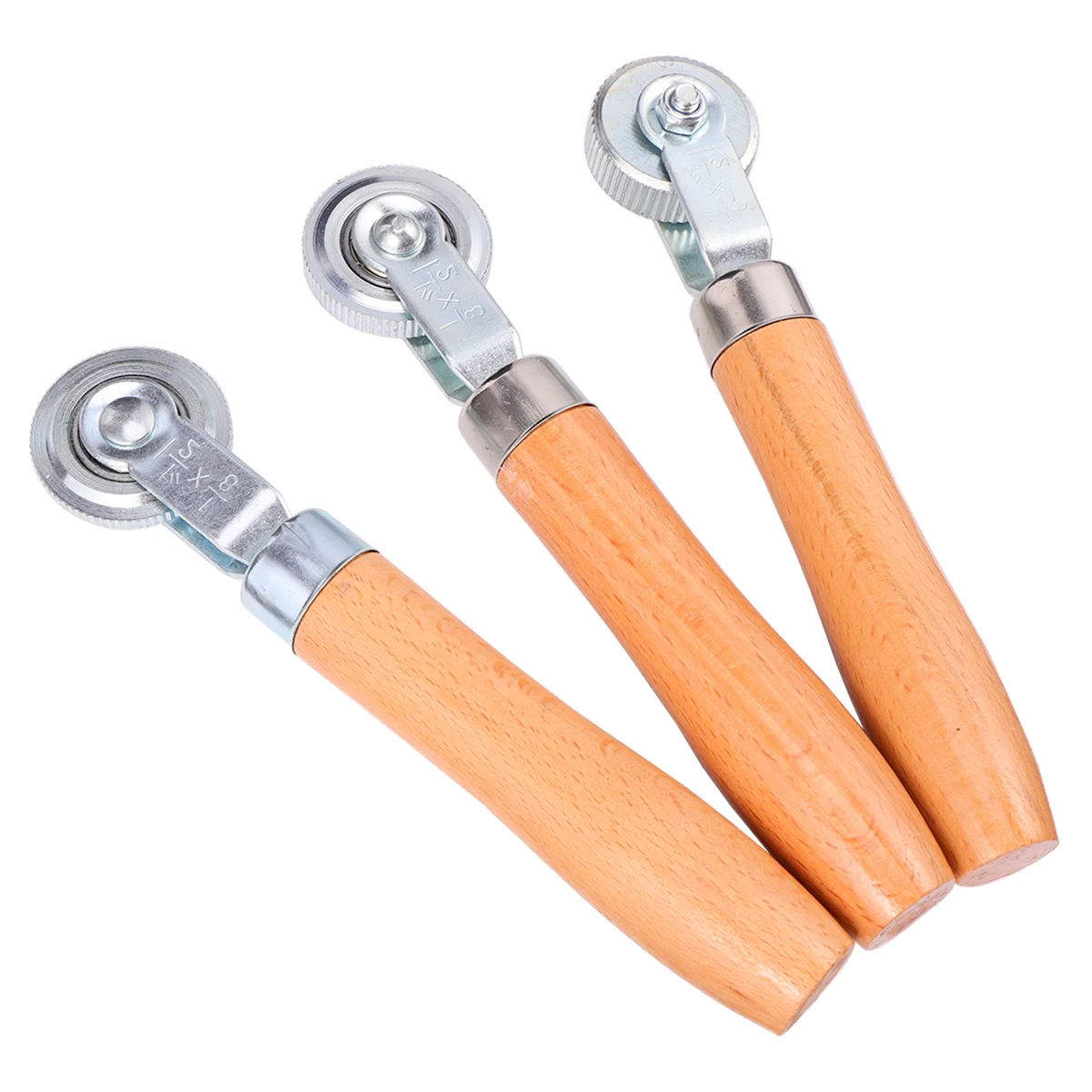 

3 PCS/Set Car Kit Compaction Roller Tire Repair Stitch Wheel Scroll Auto Wooden