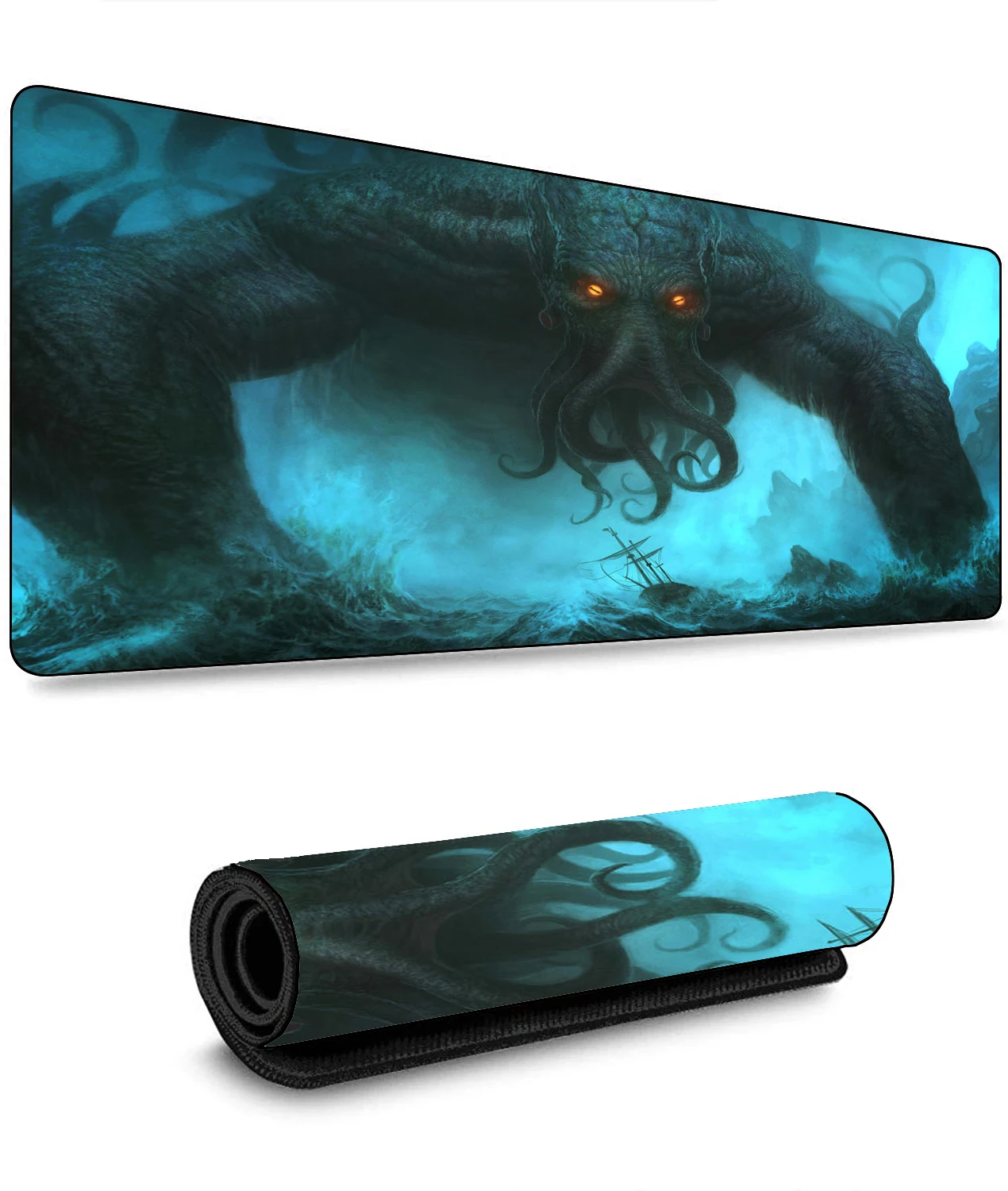 Cthulhu элементы игровой коврик для мыши большой XXL 400x900x3 мм Настольный коврик G304 Коврик для компьютерной мыши Черный Тигр коврик для мыши Настольный игровой