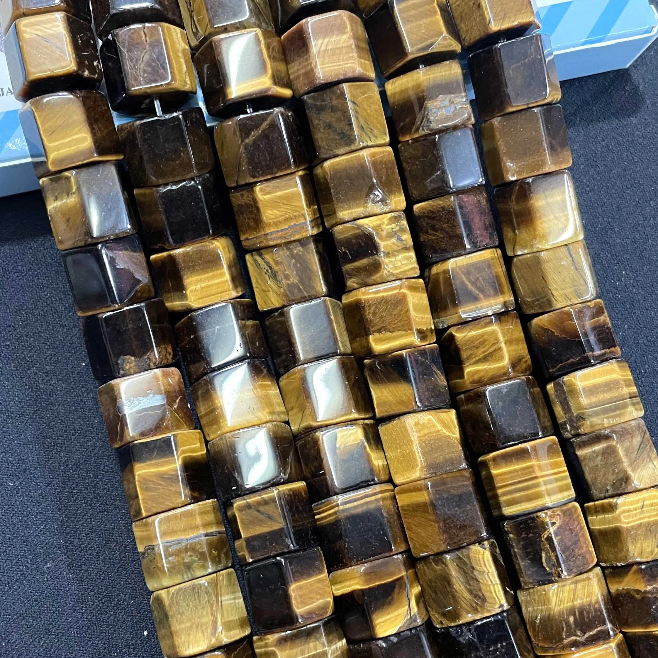 Натуральный камень 10*14 мм плоский цилиндр Агаты тигровый глаз розы кварцевые