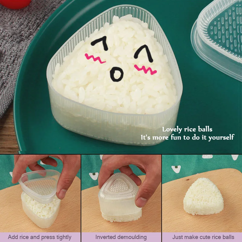 Креативная форма для рисовых моделей Onigiri треугольные рисовые шарики детские