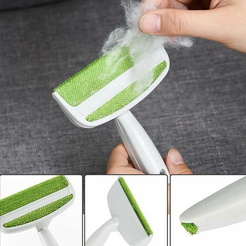 

Portable Lint Remover Clothes Fuzz Fabric Shaver Brush Tool Power-Free Fluff Removing Roller for Sweater Woven Coat