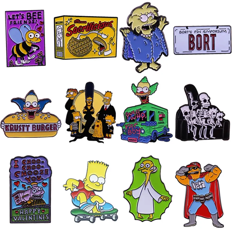 Sitcom, аниме значок для всей семьи, забавная эмалированная булавка, мультяшная металлическая брошь на рюкзак, лацкан, ювелирные изделия, комикс, коллекция булавок, аксессуары