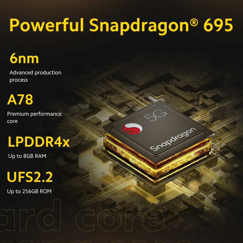 Смартфон глобальная версия POCO X4 Pro 128 дюйма 256 ГБ Snapdragon 695 восемь ядер камера МП AMOLED
