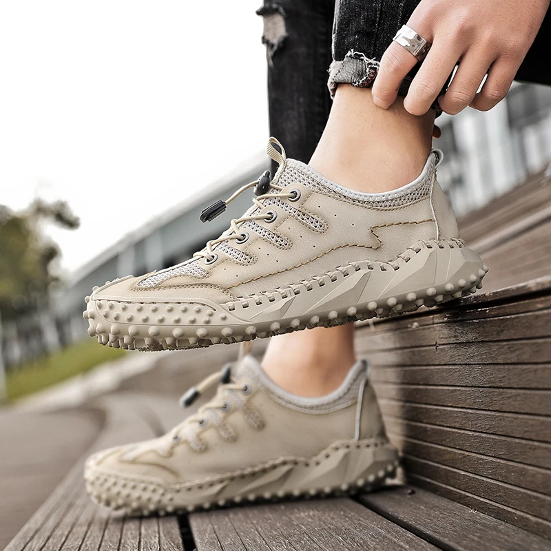 2022 Men's Mesh Breathable Golf Shoes Youth Fashion Sports Golf Shoes Grass Non-Slip Walking Shoes Men's Golf Shoes Size 38-46