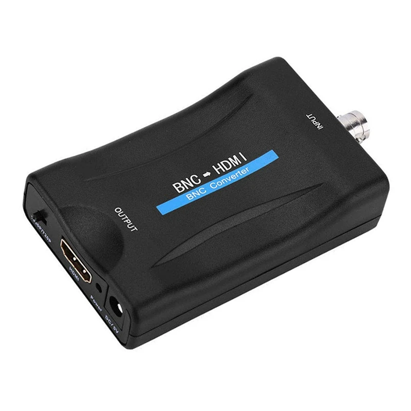BNC To HDMI Converter Adapter Female CVBS BNC HDMI Coax 1080P Output HDCP Hook Security Camera Dvrs Surveillance