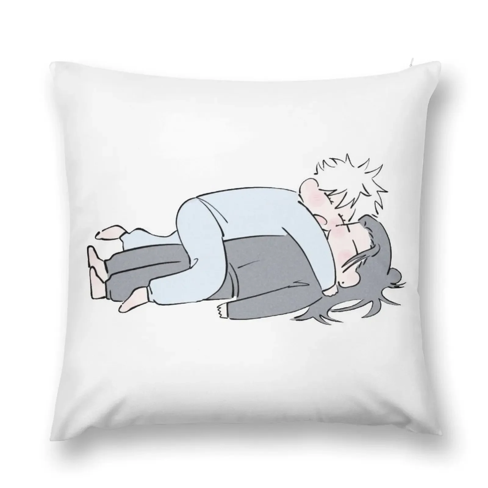 Декоративная подушка Gojo Sleeps on Geto декоративная наволочка рождественские