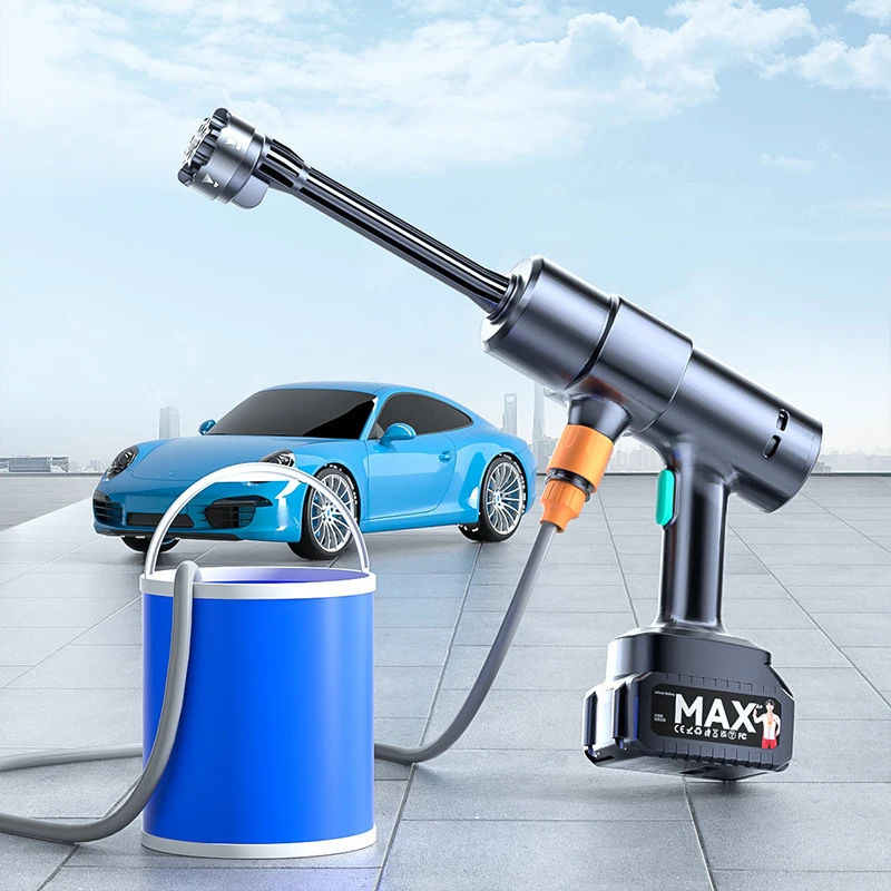 Беспроводная электрическая мойка высокого давления 6 в 1 автомобиля садовый