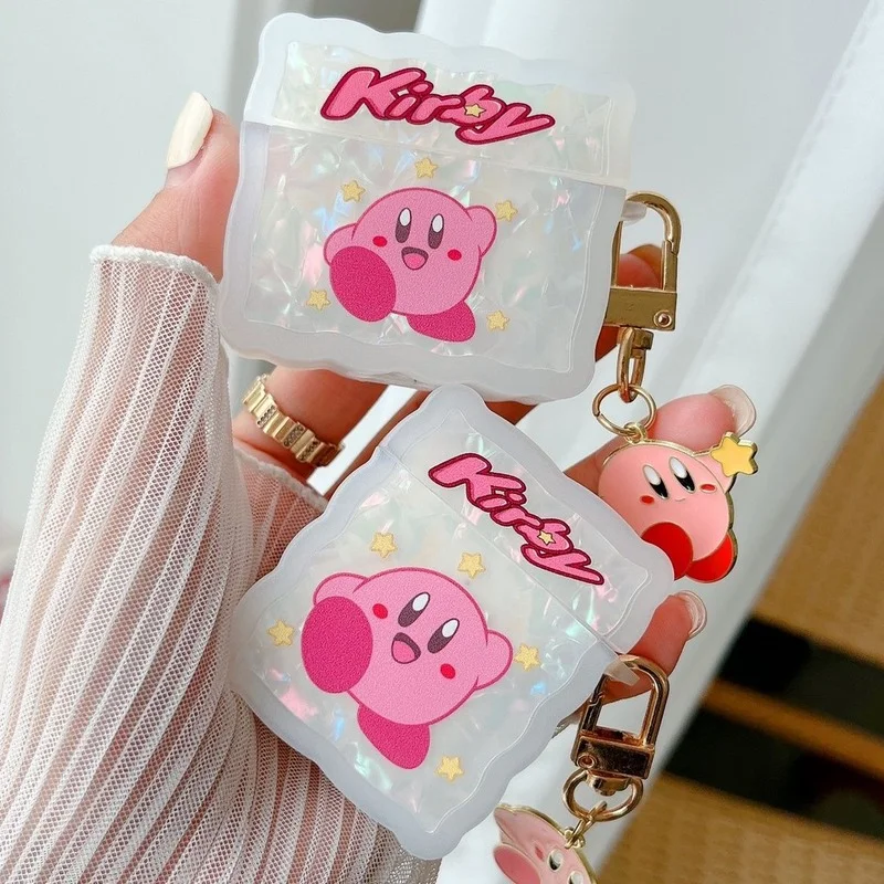 

Bandai Kirby Wireless Earphone Cover for AirPods Pro Cartoon Pendant for Apple AirPods 1 2 3 Headset Case Bluetooth-compatible