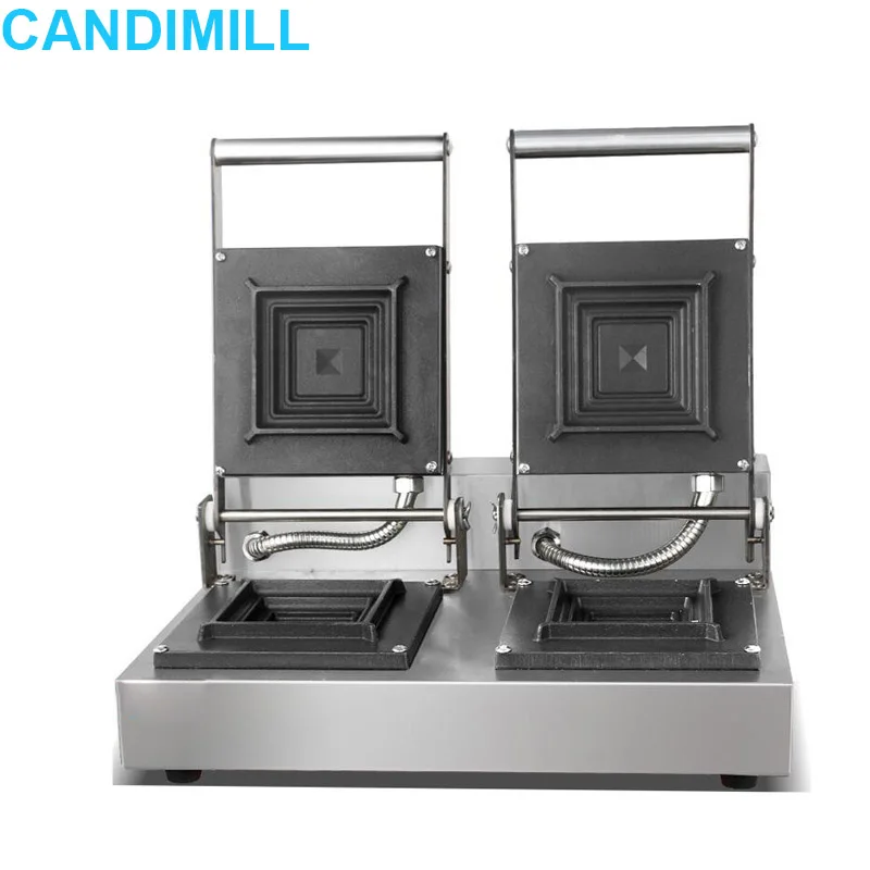 

Hot Sale Gelato Panini Press Brioche Burger Machine Warmer Ice Cream Donut Doughnut Sandwich Waffle Toaster