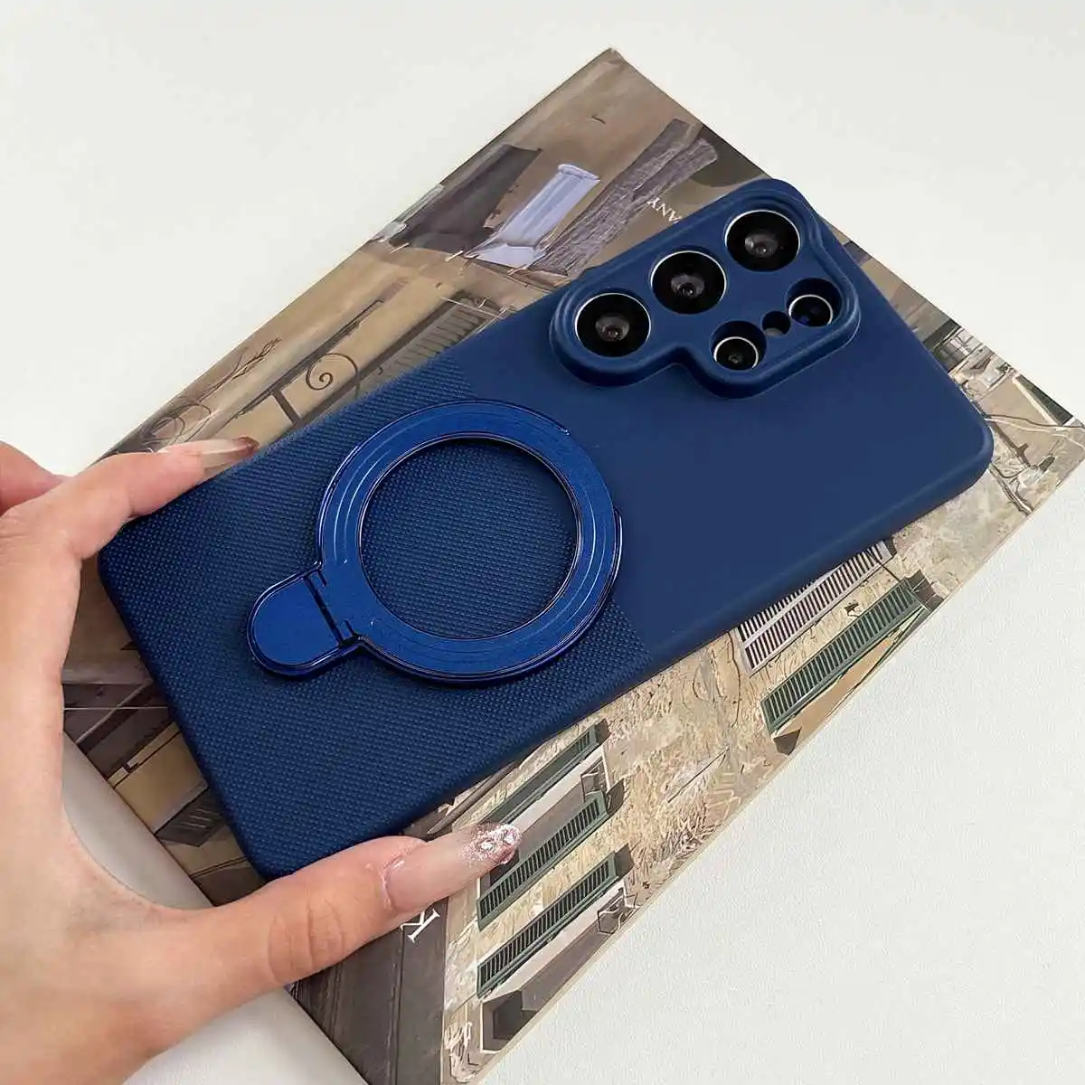 Фото Силиконовый чехол-держатель с кольцом и точками для Xiaomi Mi Poco C85 C75 C65 C71 C61 Poco M5S M8 Pro M7 5G X6, мягкий чехол-накладка №1