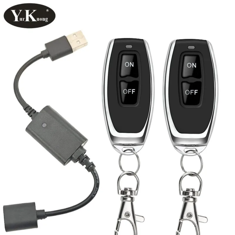 USB беспроводной Радиочастотный пульт дистанционного управления 5 В 6 в 9 12