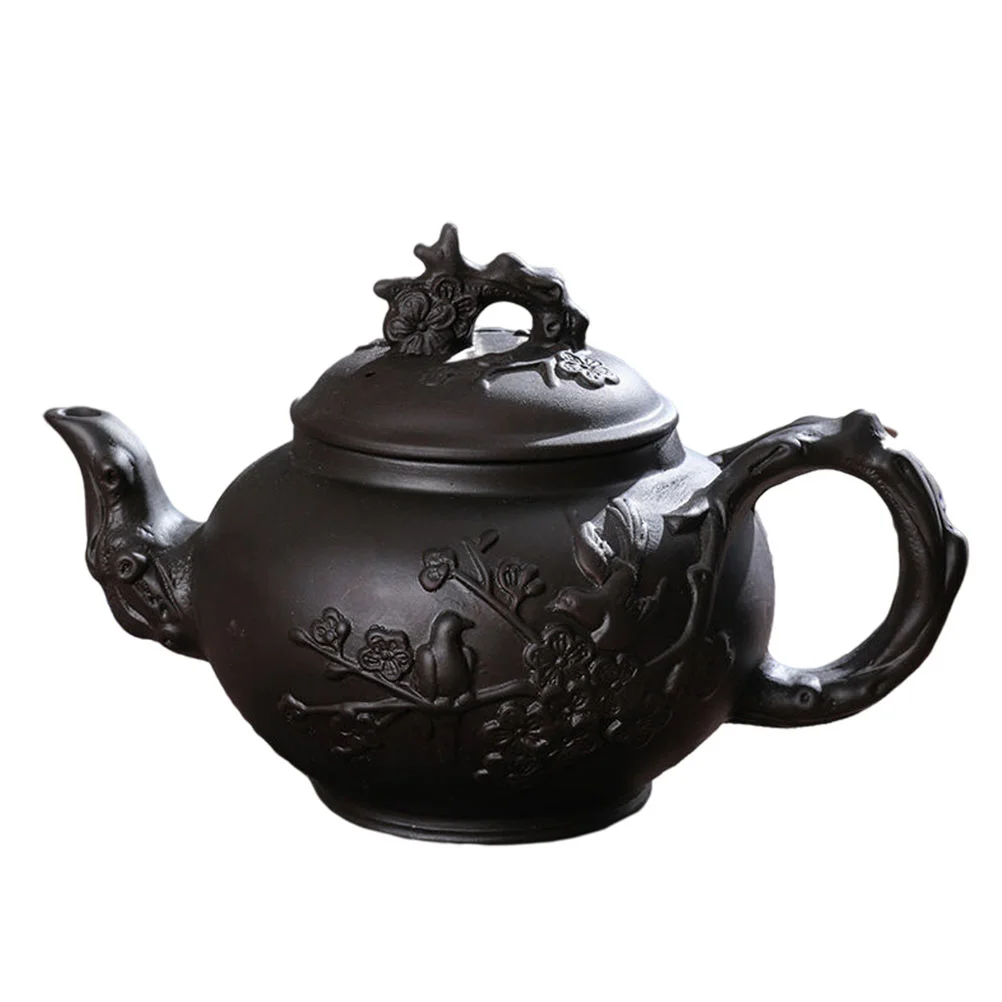 

Tea Teapot Kettle Fu Chinese Gong Xishi Yixing Pottery Kung Pot Home Household Vintage