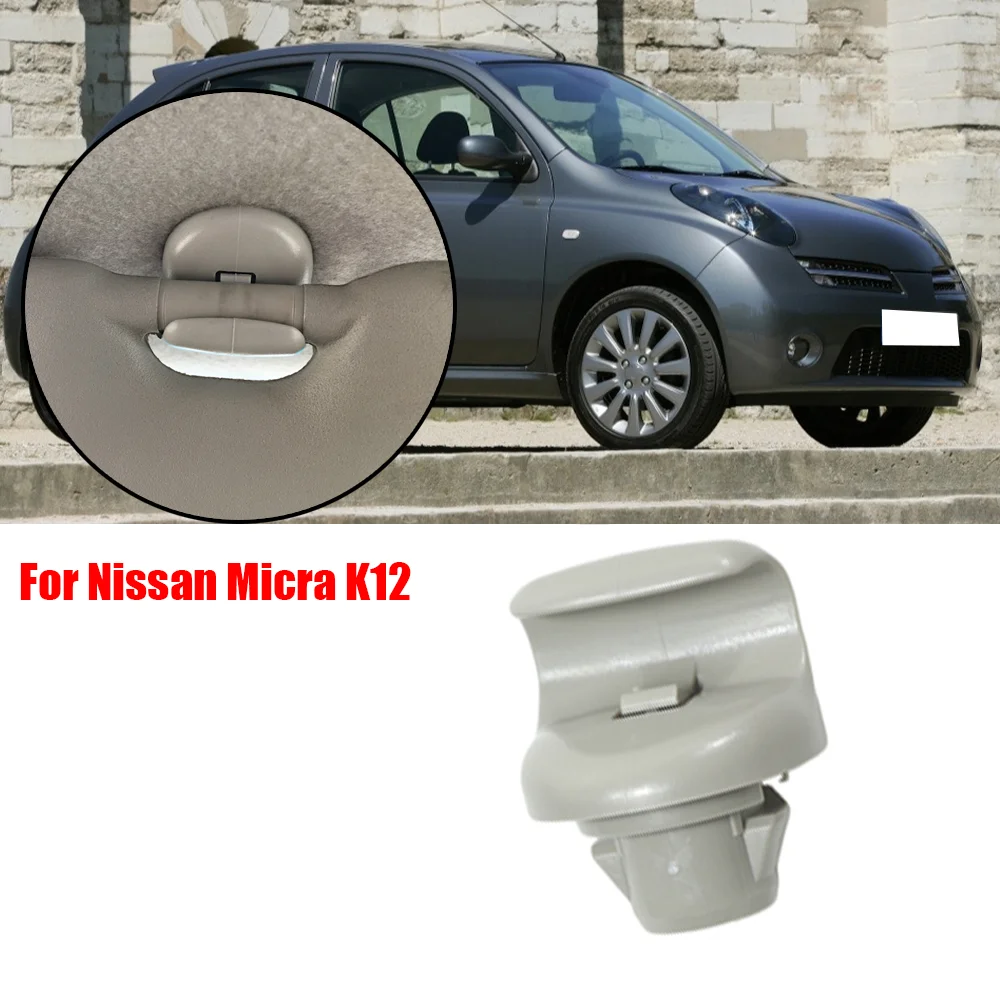 

1x Автомобильный зажим для поддержки солнцезащитного козырька, крючок для Nissan Micra K12 2002 2003 2004 2005 2006 2007 2008 2009 2010 96409BC402