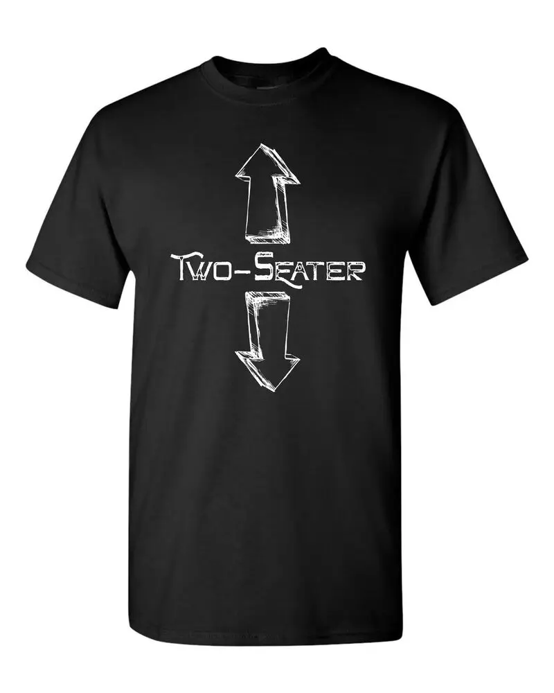 

Two Seater 2 Arrow Funny Gag Gift Joke Men'S Tee Shirt 1847