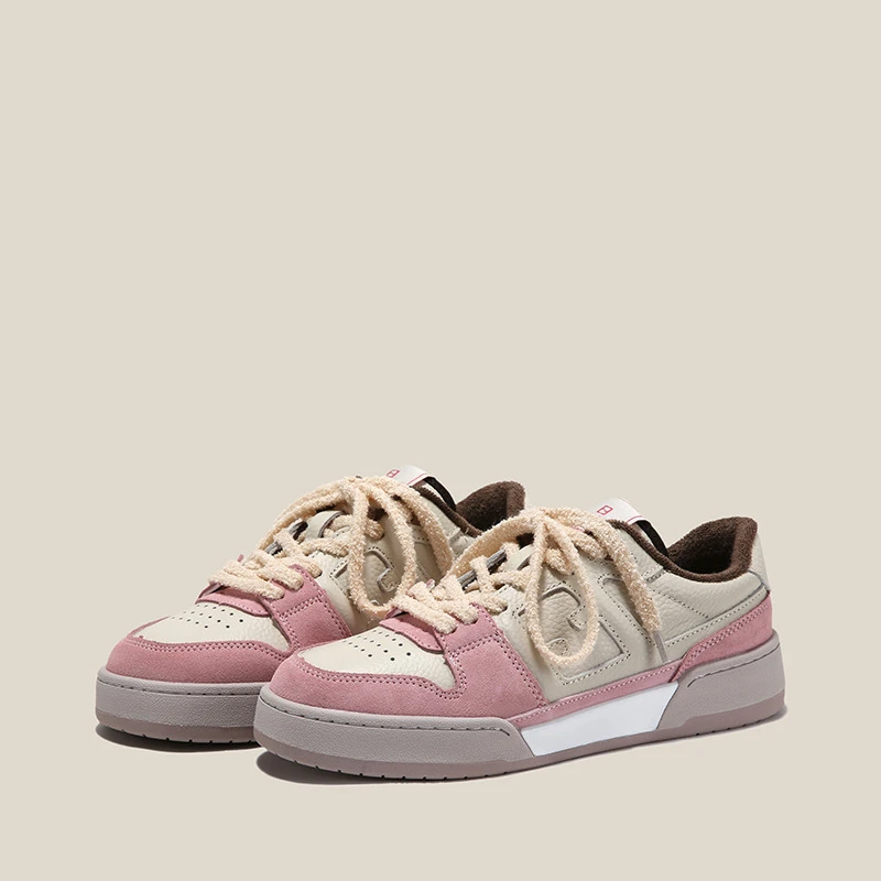 

Кроссовки женские из натуральной кожи, Повседневная Удобная дышащая обувь, плоская подошва, для скейтборда, весна-осень 041