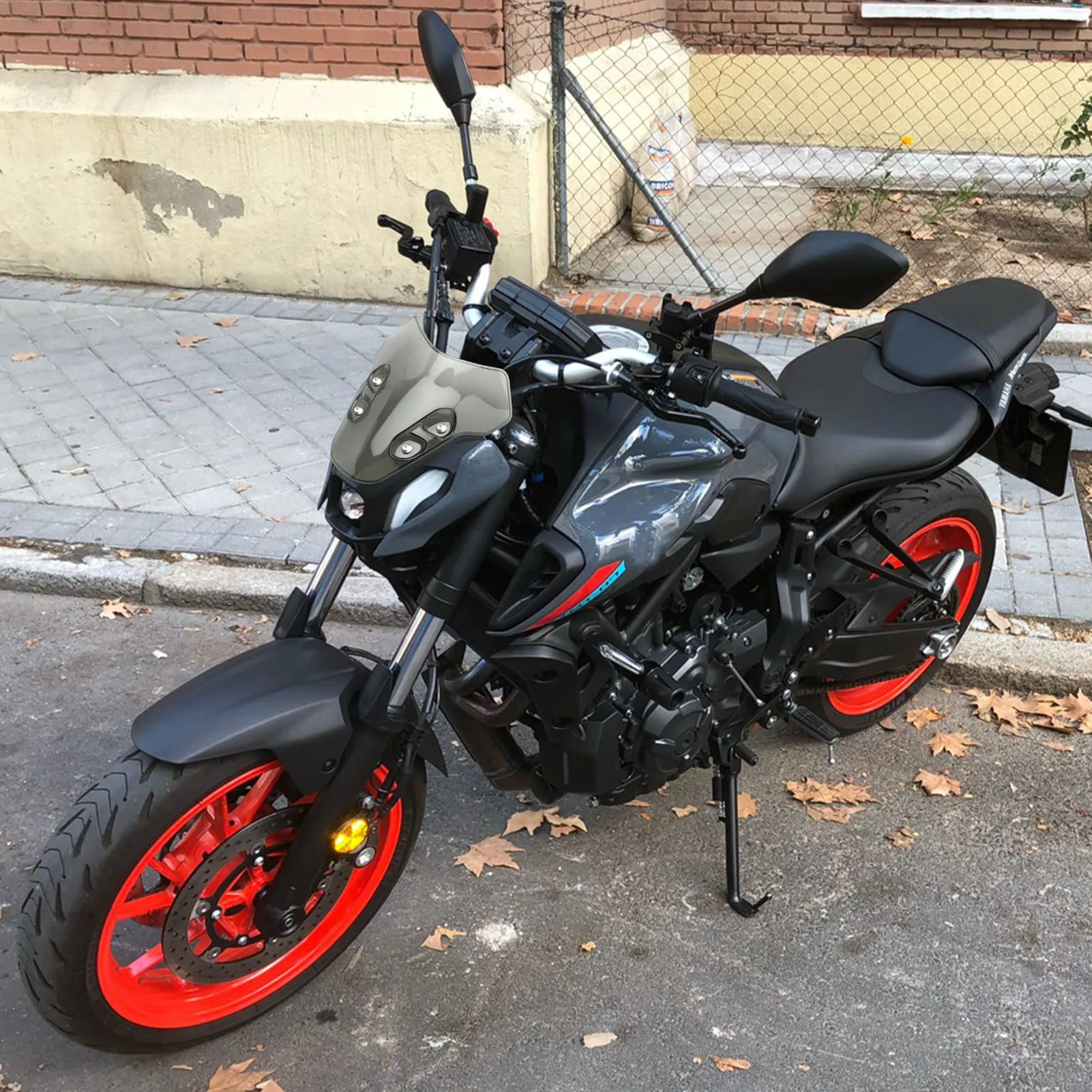 Новые аксессуары для мотоциклов черный серый прозрачный ветровое стекло