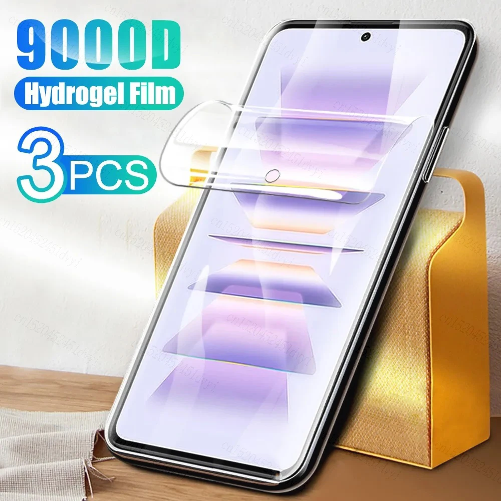

3PCS Screen Protectors Hydrogel Film For Xiaomi Redmi K60 K50 K40 Pro+ K60E Ultra Gaming Protective Film For Redmi K50i K40S