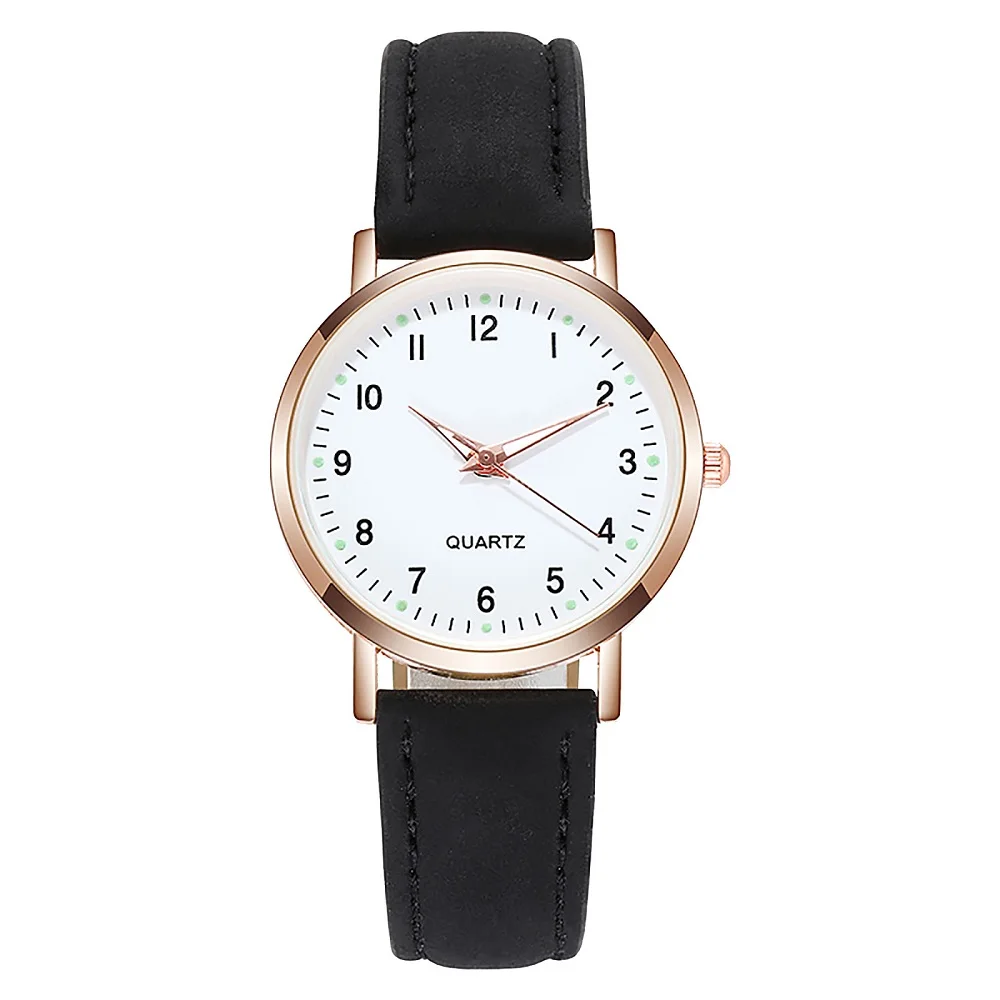 

2020 NEW Watch Women Fashion Casual Leather Belt Watches Simple Ladies' noctilucence Quartz Clock Dress Wristwatches Reloj mujer