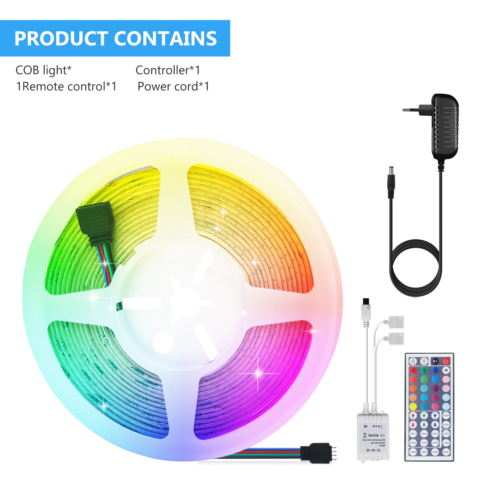 

XUNATA RGB Светодиодная лента WiFi Bluetooth 576LED/м