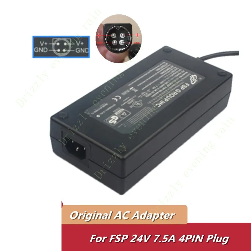 ДЛЯ FSP FSP180-AAAN1 Адаптер переменного тока 24 В 7 5 А Подходит для Delta ​ ДПС-180А-21 DPS-180AB-5A