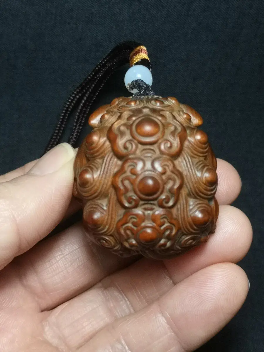 Японская резная вручную статуэтка в виде льва из бокса netsuke коллекционный