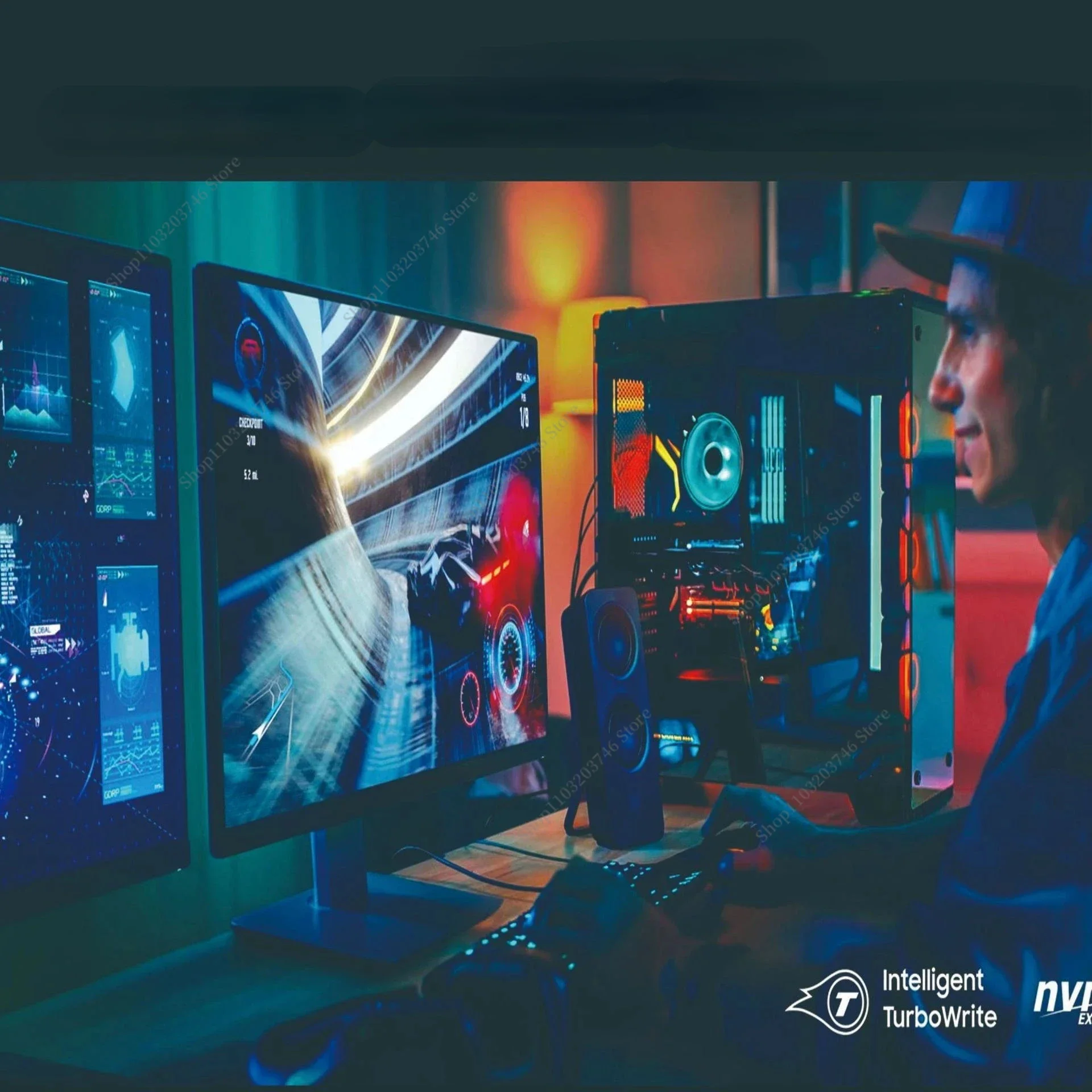 Внутренний твердотельный накопитель M2 2280 PCIe Gen 4 0 X NVMe для PS5/ноутбуков/настольных