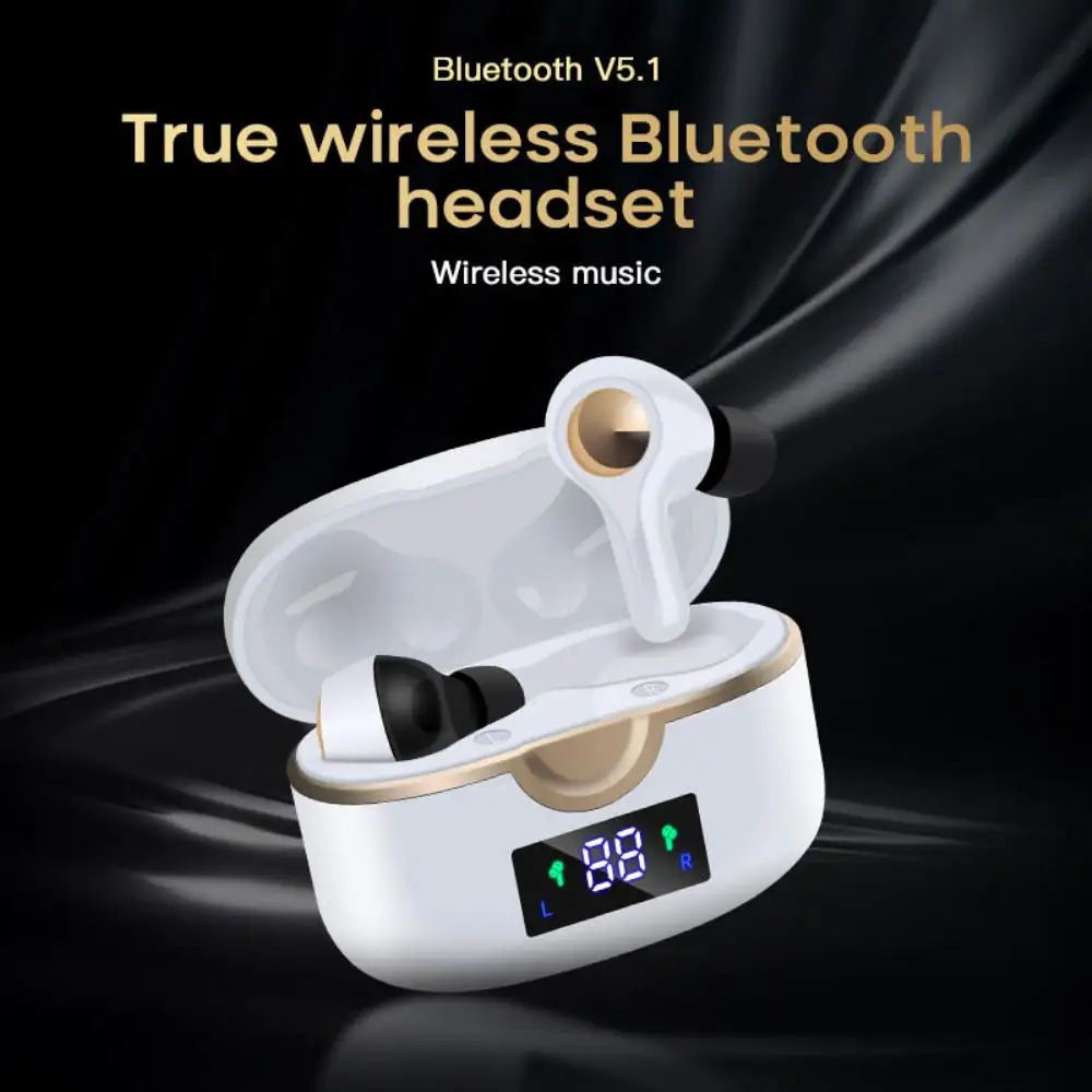 

Dual Led Displays Bluetooth Earphone Waterproof With Charging Case Wireless Headphones Voice Assistant Tws Earbuds Sport Headset