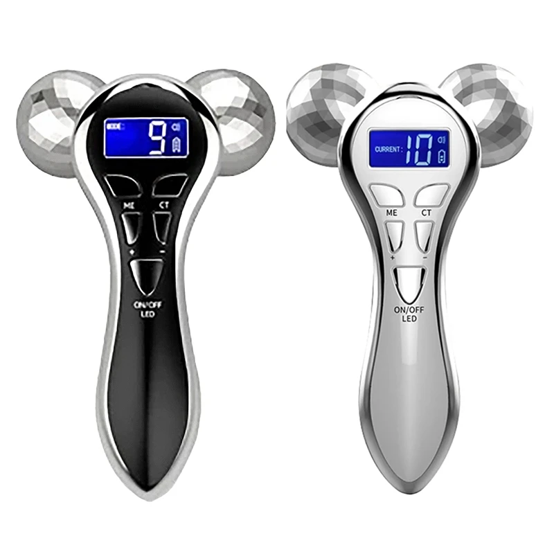

4D Roller Massager Facial Rolling Y Shape Rotating Micro-Current Vibrating Slimming Machine Body Skin Tighten