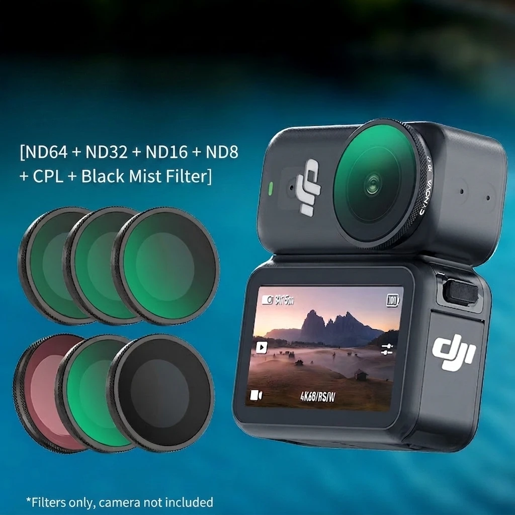 Фото Комплект ND-фильтров для камеры DJI OSMO Nano (ND8/16/32/64), NDPL, CPL, MCUV, защитные аксессуары для DJI OSMO Nano №2