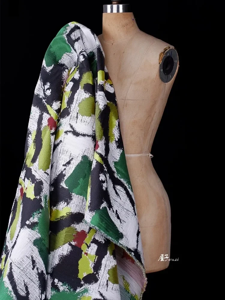 Красочная картина маслом художественное граффити цветной блок жаккардовая