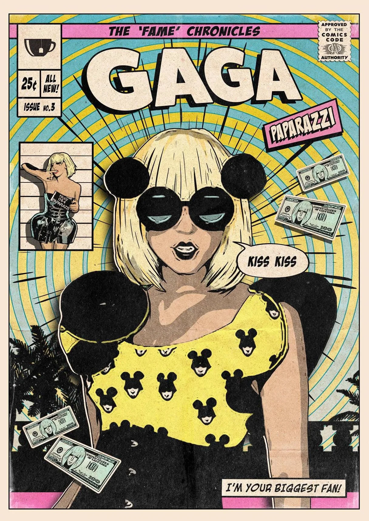 

Печать на холсте Леди Гага "Плохая Романтика"